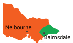 map bairnsdale